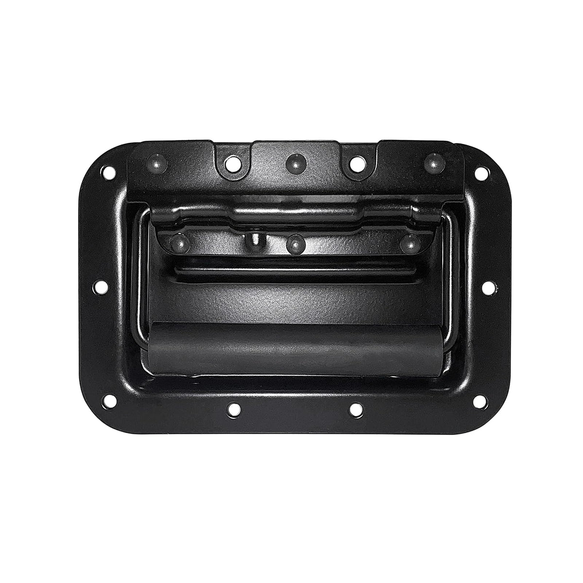 Reliable Hardware Company RH-0511BK-A Mango empotrable con resorte medio, 10 agujeros, negro