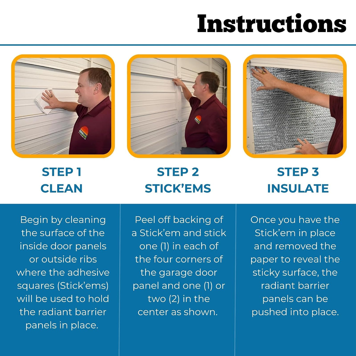 Reach Barrier 3009 Garage Door Insulation Kit