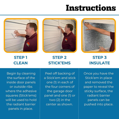 Reach Barrier 3009 Garage Door Insulation Kit