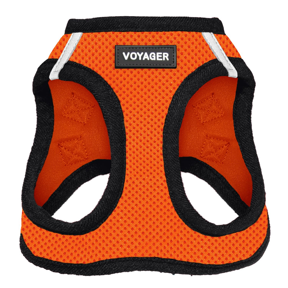 Best Pet Supplies Arnés Voyager Step-In Air para Perro, Todo Clima - XXXS (Chest: 10 - 11.5" * Fit Cats) - Base naranja.