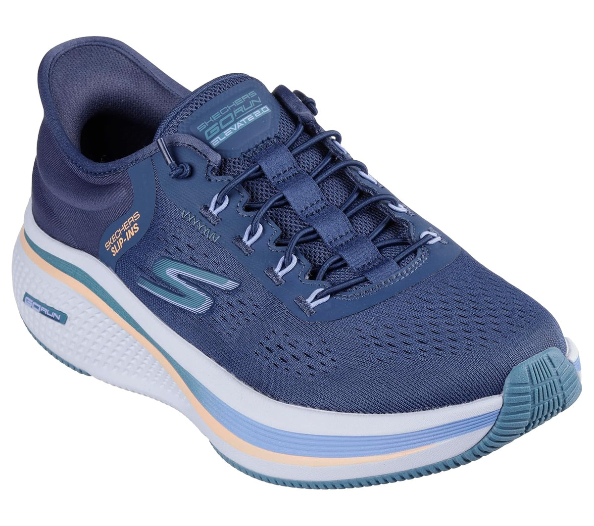 Skechers Go Run Elevate 2.0 Banyan - Tenis sin Cordones para Mujer