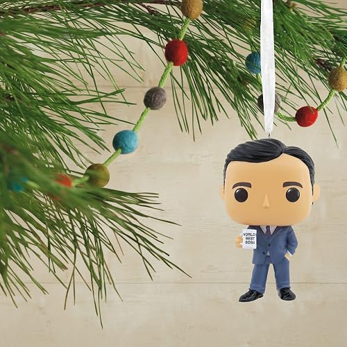 Hallmark The Office Michael Scott Funko Pop! Adorno navideño de Resina