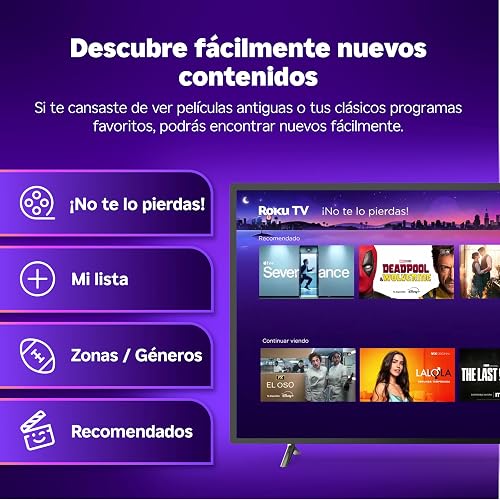 Roku® Streaming Stick™ Plus 2025 - Dispositivo de Streaming Roku 4K y HDR para TV con Control Remoto por Voz - TV en Vivo y Gratis