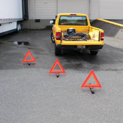 Performance Tool W1555 Deluxe - Asistente de Emergencia para Carretera, Dot Reflective Warning Triangle - 3 Pack