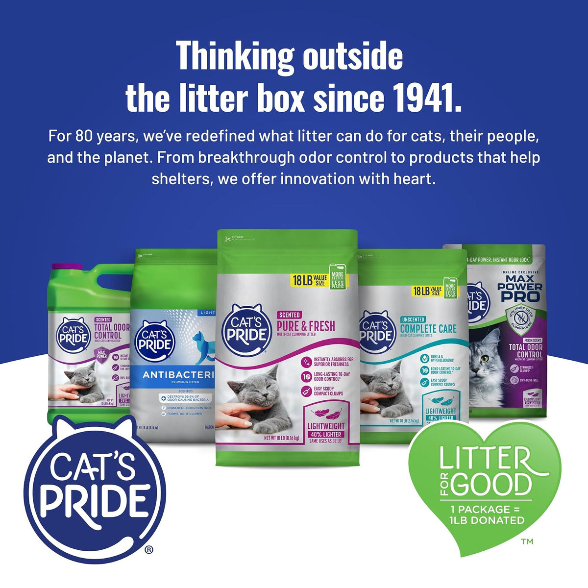 Cat'S Pride MAX Power UltraClean - Arena de bajo rastreo para Gatos de 15 Libras