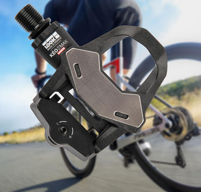 LOOK Cycle - Pedales de bicicleta KEO 2 MAX XXX - Gran superficie de contacto 500 mm² - Transferencia de potencia total - Pedales ultraligeros, cuerpo XXXX - Tensión ajustable