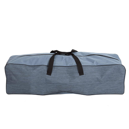 MacSports Cojín calefactado Plegable para salón, Patio, Club, Camping, Picnic, Actividades al Aire Libre, batería no incluida, Silla, Color Verde Azulado