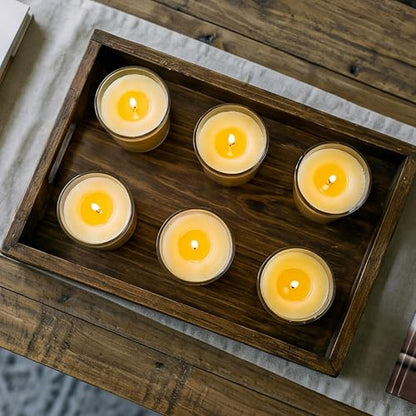Aroma Naturals Velas votivas, 6 unidades, Votivo, Amarillo, 6 unidades