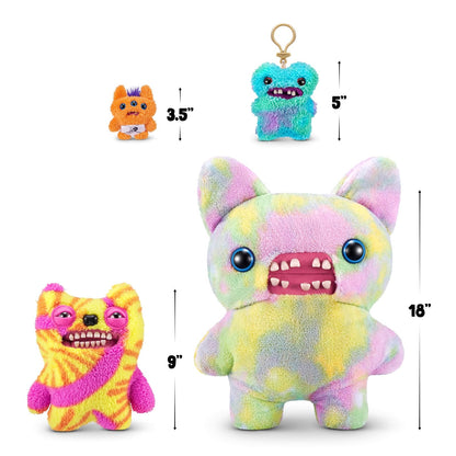 Fuggler - Llaveros serie 3 de ZURU Funny Ugly Monster, felpa, coleccionable, juguete (paquete de 3)