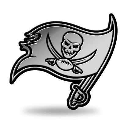 Rico Industries Emblema Moldeado para Auto NFL - Tampa Bay Buccaneers