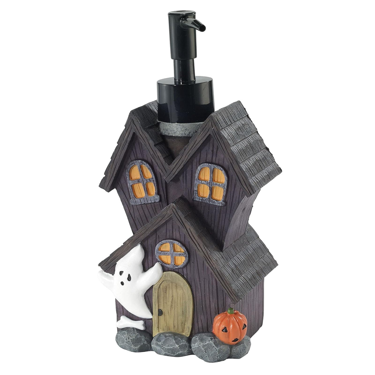 Avanti Linens - Bomba de loción de Halloween, dispensador de jabón de Manos | Recargable, diseño de Halloween, bomba de jabón y loción, bomba fácil, construcción duradera, decoración de baño de temporada