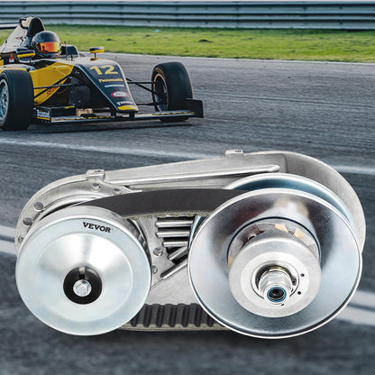 VEVOR Embrague de Transmisión Motor de 2 a 8 HP Embrague de Transmisión de Alta Resistencia 2000 RPM con Ruedas de Diseño Asimétrico y Correa de Goma Embrague Resistente y Duradero para Varios Motores