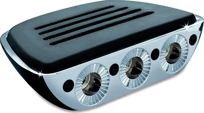 Kuryakyn 4392 - Componente de Control de pie para Motocicleta: Tablas de Piso de Primera Calidad con adaptadores de Montaje Macho, Cromo, 1 par