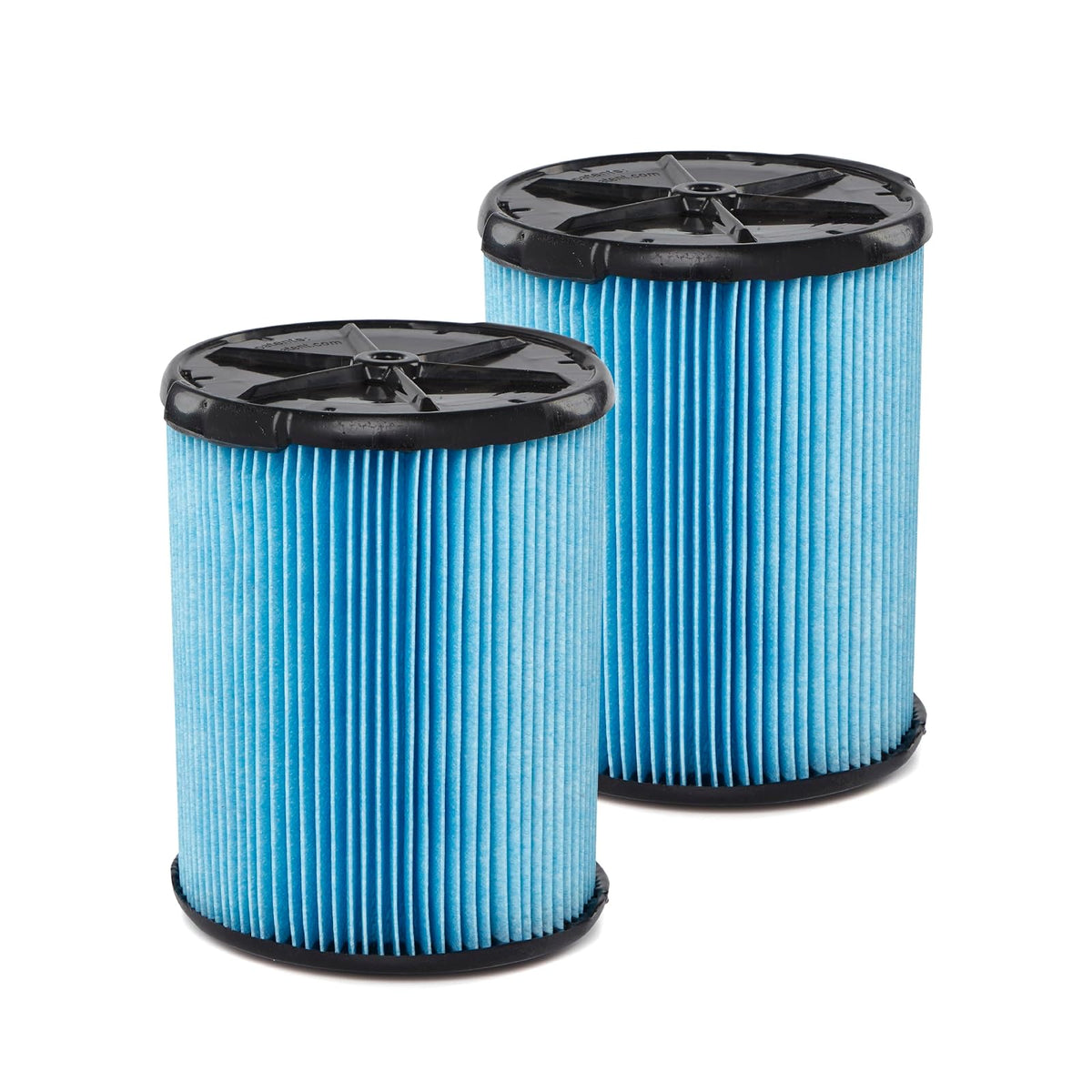 CRAFTSMAN CMXZVBE38776 - Filtro de aspiradora de repuesto para aspiradora de 5 a 20 galones, fácil instalación y atrapa partículas finas, paquete de 2 - Polvo fino - Paquete-de-2