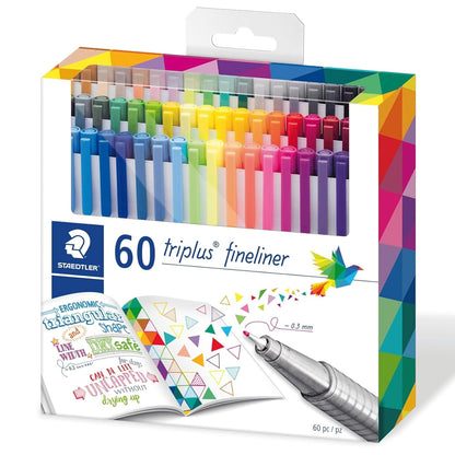 STAEDTLER Triplus Fineliner Punta Superfina 0.3 mm - 60 colores