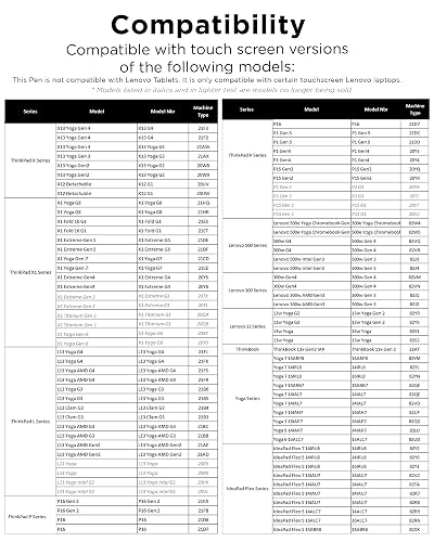Lenovo Bolígrafo Digital 2 (portátil) – Respuesta Ultra táctil – 4.096 Niveles de presión – Punta de elastómero de Tacto Natural – Duración extendida de la batería – Plata