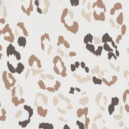 Poppy & Fritz - Juego de sábanas de percal de algodón, crujiente y Fresco, Ligero para decoración del hogar (Leopardo, Individual)