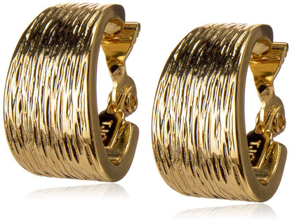 Anne Klein - arete de aro con clip