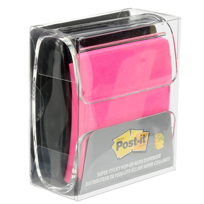 3M Post-it Dispensador de Notas Pop-Up, Negro (Modelo 330)