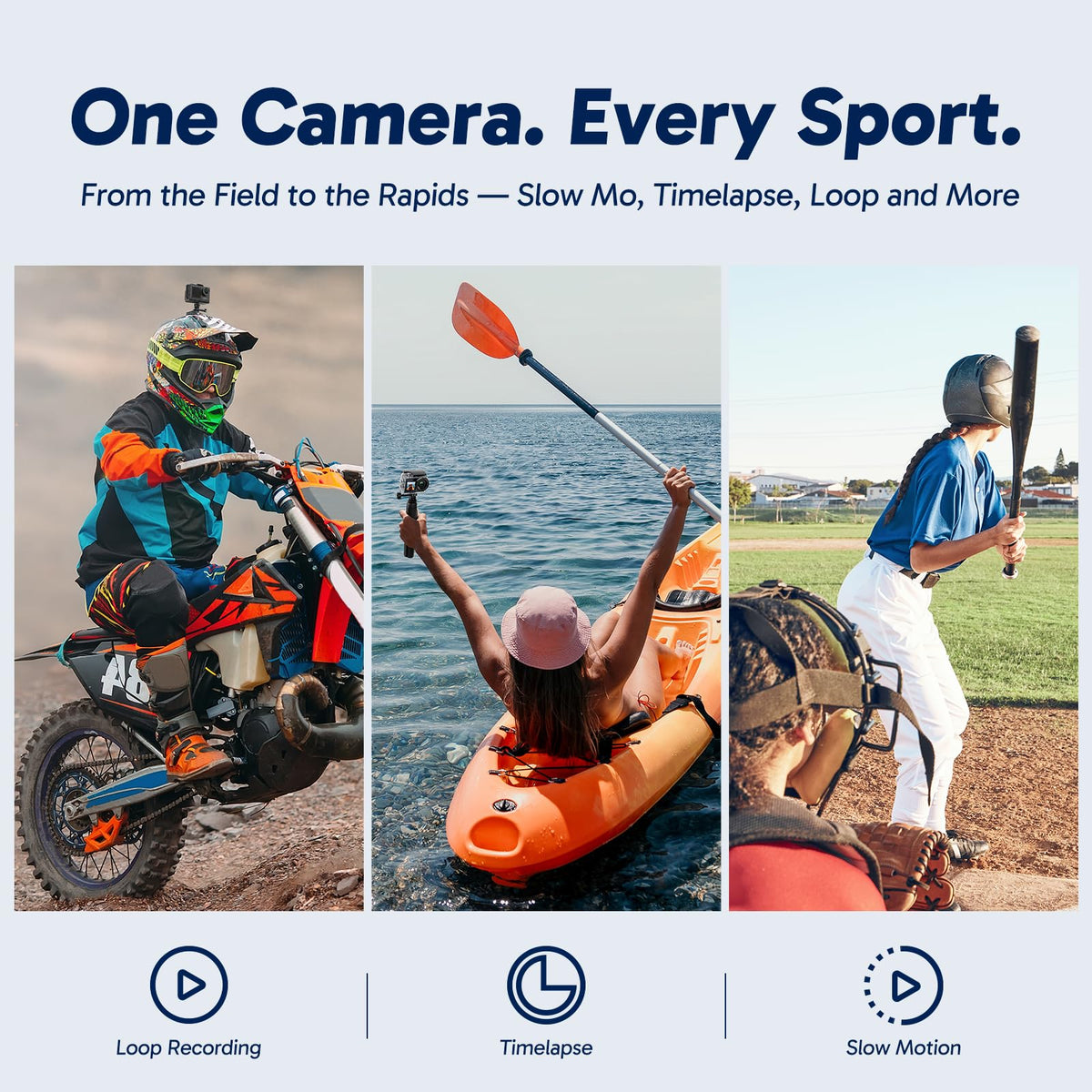 AKASO Brave 4 Pro Cámara Deportiva 4K WiFi 20MP Cámara de Acción | Camara Acuatica Sumergible 40M con Dual Pantalla, EIS, 5X Zoom, 2 Baterías y Accesorios, para bucea/surfea/Ciclismo/a diario