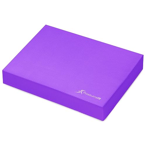 ProsourceFit - Almohadilla de equilibrio para ejercicios de 38 x 30 pulgadas, color morado (ps-1038-bp-r-purple)