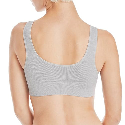 Hanes - Brasier sin Costuras para Mujer, Brasier sin Botones, de Cobertura Completa, Brasier sin Costuras