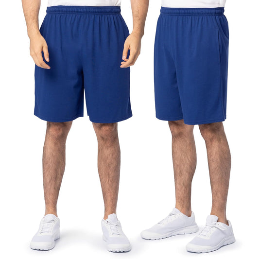 Fruit of The Loom Eversoft - Pantalones Cortos de algodón con Bolsillos (S-4XL) Pantalones Cortos Informales para Hombre