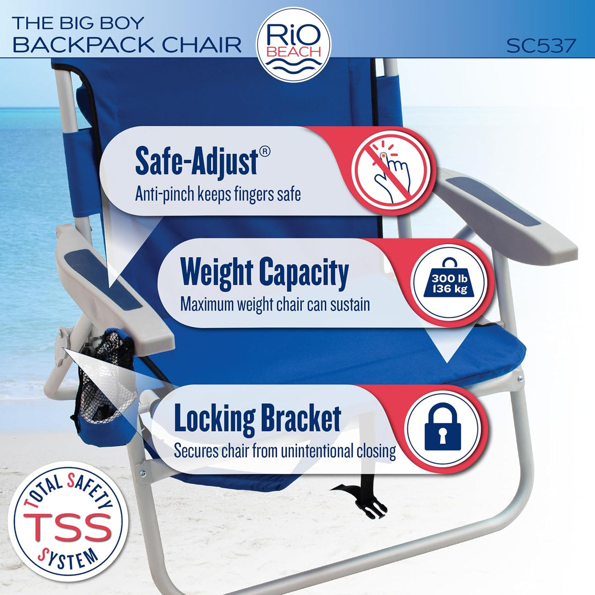 RIO BEACH Big Boy Plegable
