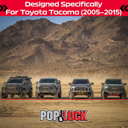 Pop & Lock PL5400 - Candado manual para portón trasero con tecnología de código de pernos para Toyota Tacoma
