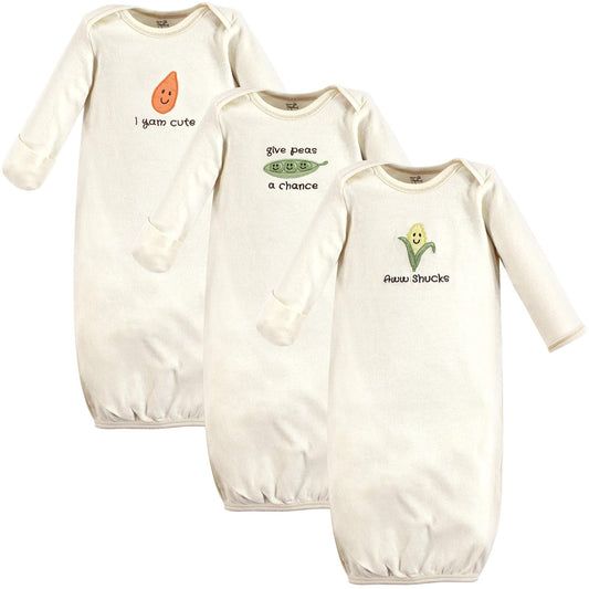Touched by Nature - Vestidos Unisex de algodón orgánico para bebé