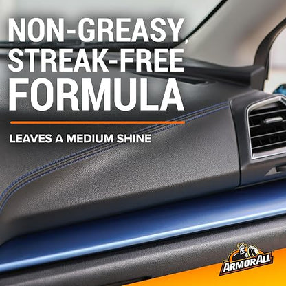 Armor All - Limpiador de ambientador de Automóvil con protección UV contra Grietas y decoloración, Niebla Fresca, 16 onzas líquidas