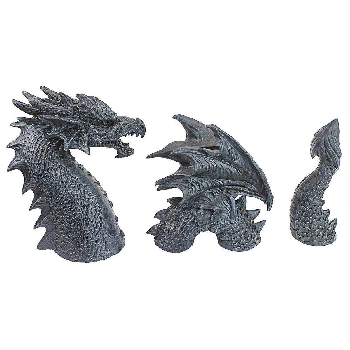 Design Toscano - Estatua, The Dragon of Falkenberg Castle, Gris