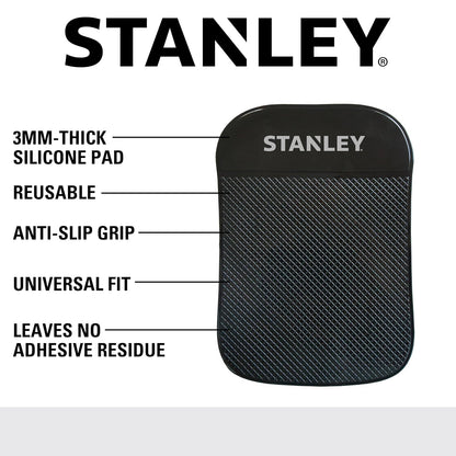 STANLEY S4006 - Almohadilla de gel antideslizante extra fuerte de 4.5 x 6.5 pulgadas, para teléfono celular, tablet, GPS, llaves o anteojos de sol
