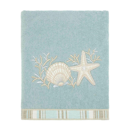 Avanti Linens Conchas de Arena de Mano, Mediano, Mineral, 019682MIN | 100% algodón, suave y absorbente, de secado rápido, lavable a máquina, esencial para el baño diario