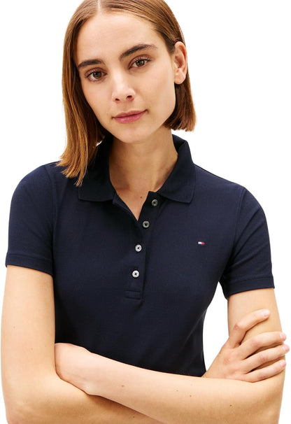Tommy Hilfiger 1985 Slim Pique Polo Dress SS Vestido Mujer