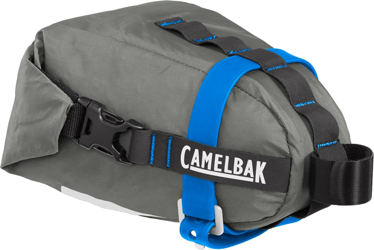 CamelBak M.U.L.E. 1 Bolsa de sillín Bikepacking - Paquete para Tus Esenciales, Almacenamiento expandible