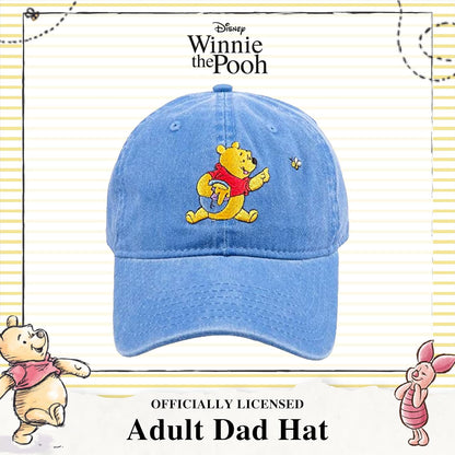 Concept One Disney Winnie The Pooh Dad - Gorra de béisbol Ajustable de algodón con ala Curvada Sombrero de papá Unisex Adulto