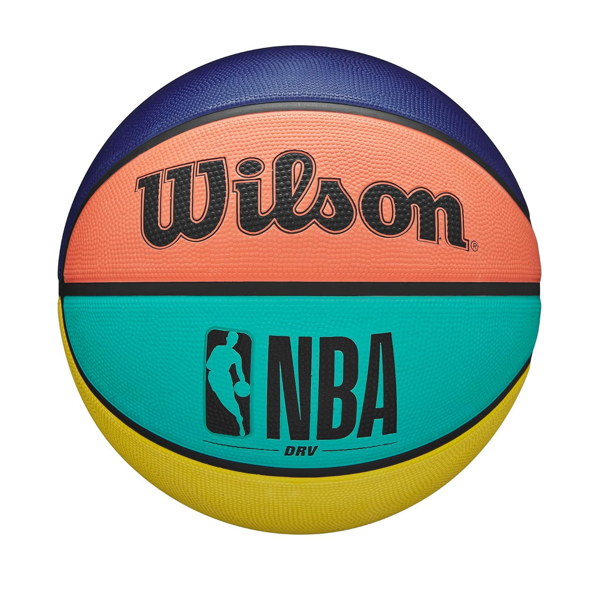 Wilson NBA DRV Balón de Baloncesto para Exterior - Brillante de Anterning - Size 7 - 29.5"