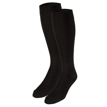 Truform Travel Compression Socks For Men And Women, 15-20 Knee High Over Calf Length Brown, Pack of 1