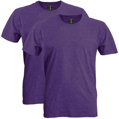 Gildan Softstyle Camiseta de Algodón para Hombre, Estilo G64000 - Heather Purple - G