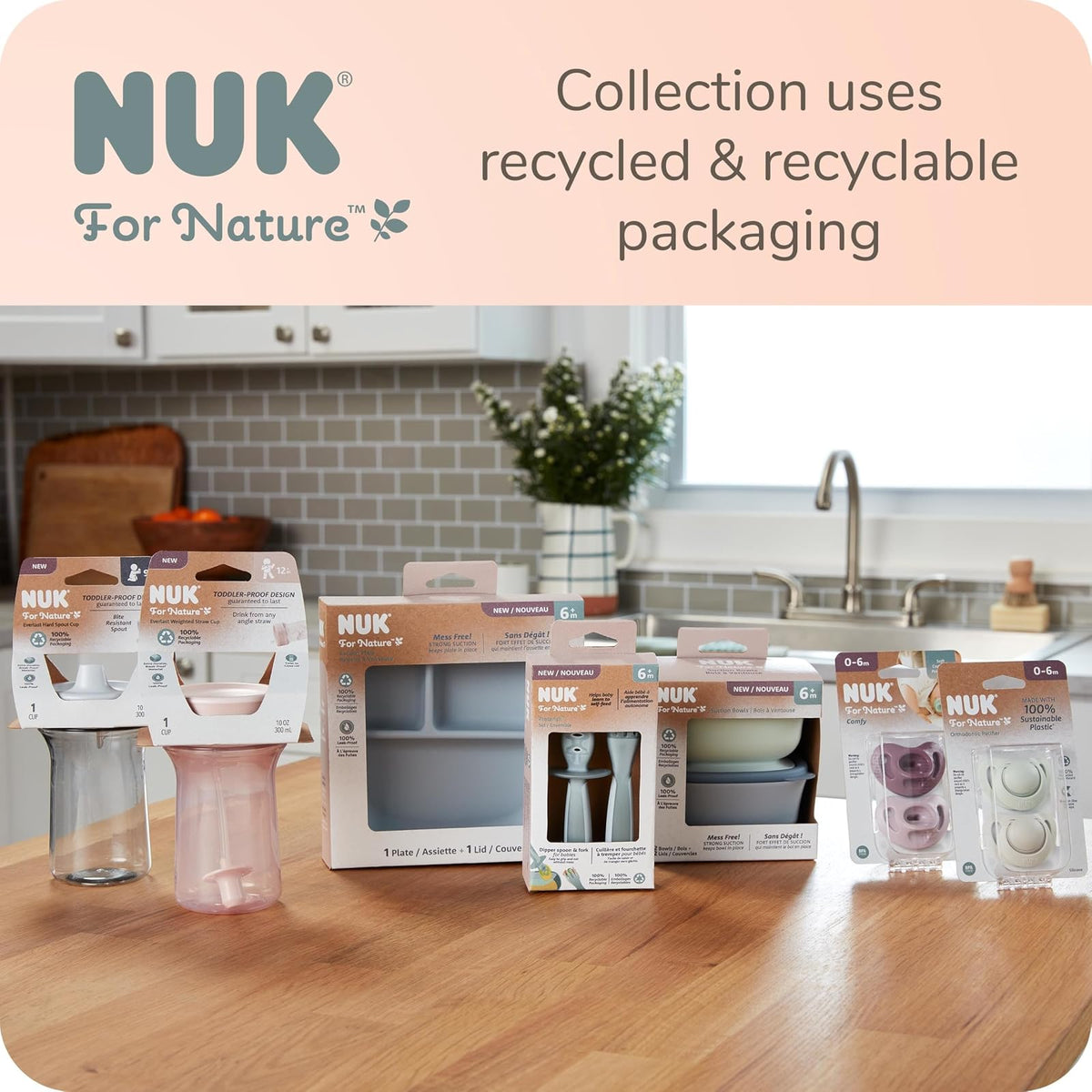 NUK for Nature™ Simply Natural Chupón 0-6M