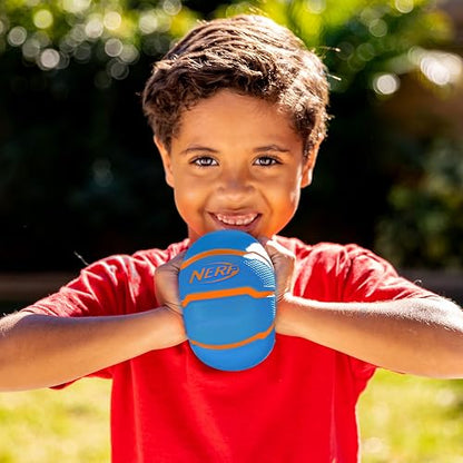 Nerf - Juego de Mini Pelota Deportiva de Espuma, fútbol de Espuma, balón de fútbol + Juego Deportivo de Espuma Suave para niños