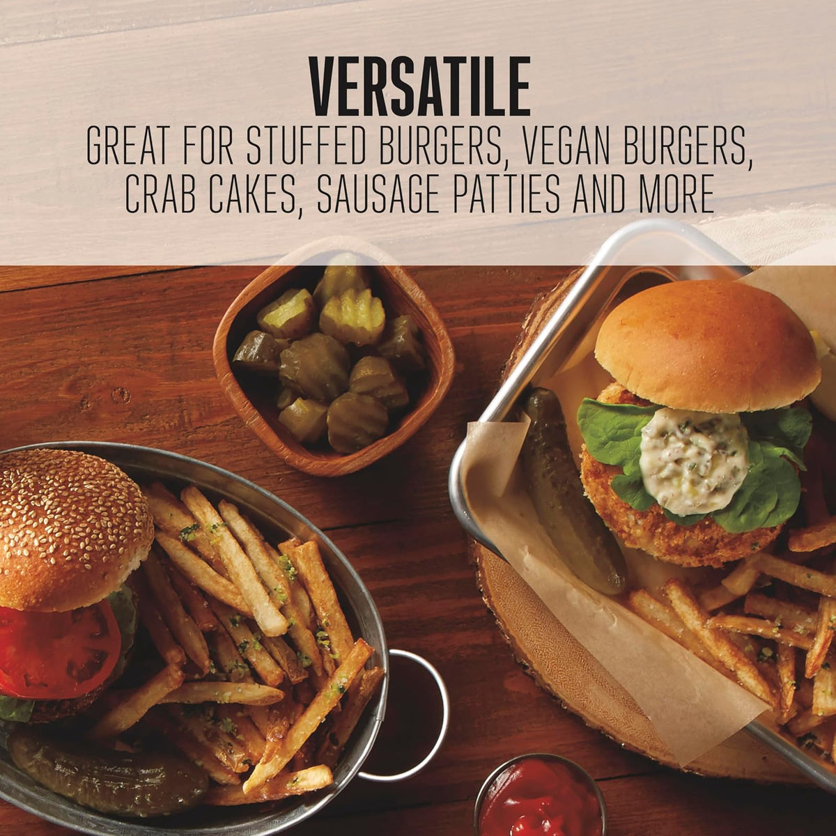 Weston - Prensa para hamburguesas, Sencillo con eyector de torta, Gris, 5.5"x8"x5", 1