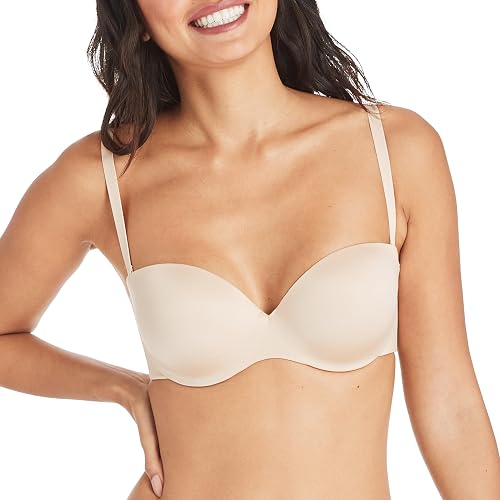 Maidenform Bra Strapless con Varilla y Copas Preformadas con Push-Up
