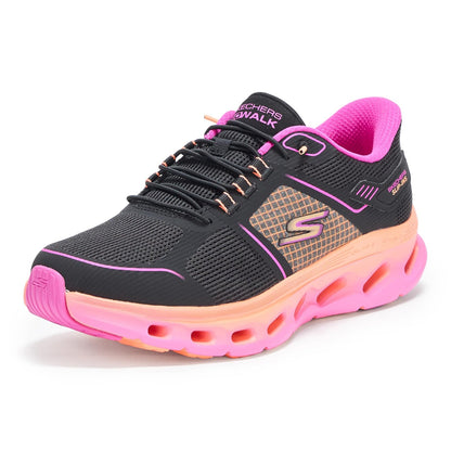 Skechers Go Walk Glide Step 2.0 Elektra - Zapatos sin Cordones para Mujer - 25.0 cm - Negro - Multi