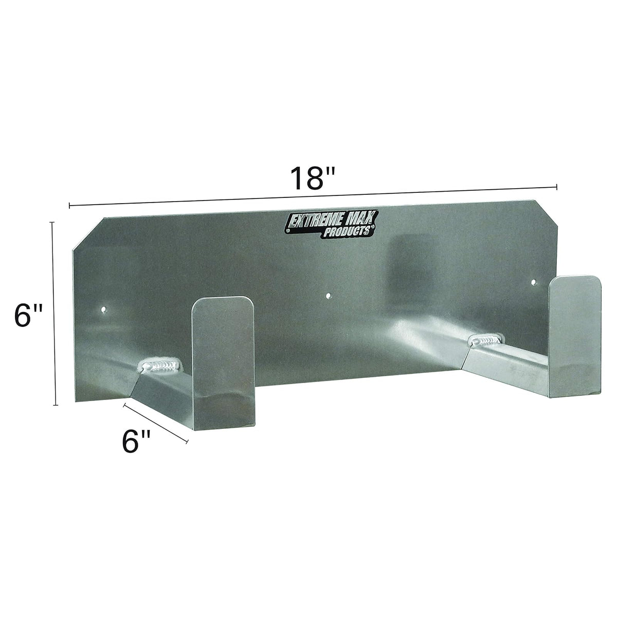 Extreme Max Estante de Almacenamiento de Aluminio 5001.6029, Plateado