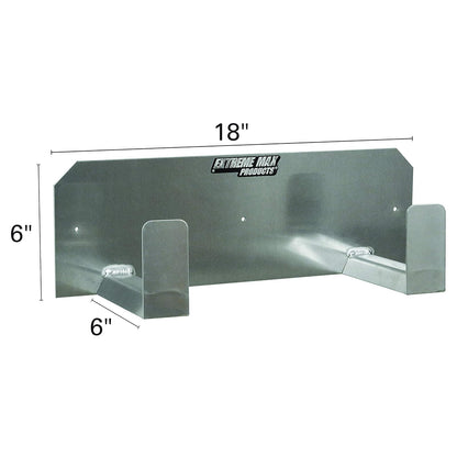 Extreme Max Estante de Almacenamiento de Aluminio 5001.6029, Plateado