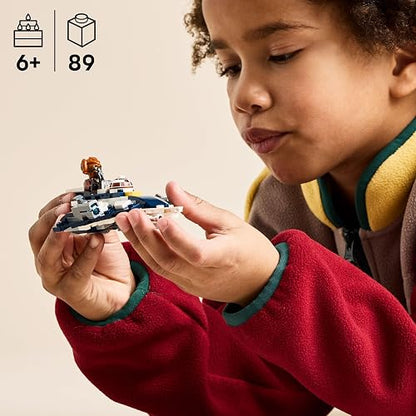 Lego Star Wars: La Guerra de los Clones Microfighter: Caza Estelar Jedi de Plo Koon Juguete de Construcción Coleccionable, Regalo para Niños, Niñas y Fans a Partir de 6 Años 75400