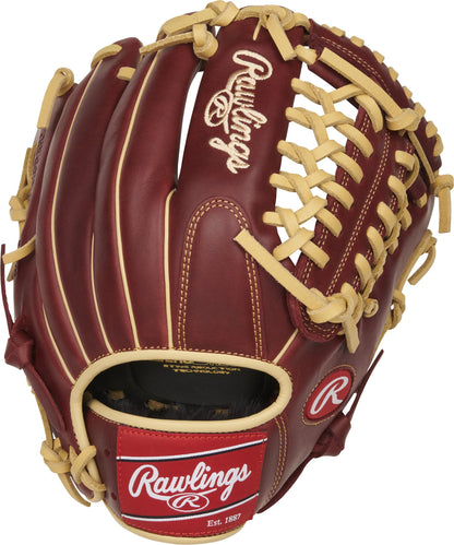 Rawlings Sandlot Series - Guante de béisbol de Piel Modificado Trap-Eze Web, 11-3/4 Pulgadas, Lanzamiento para Mano Derecha