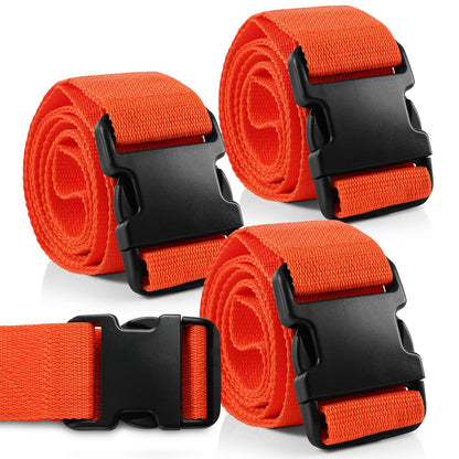 Primacare IR-5009-3 - Paquete de 3 correas para tablero de fondo, correas ajustables de inmovilización para pacientes con hebillas de liberación rápida para tablas de columna vertebral, uso médico de